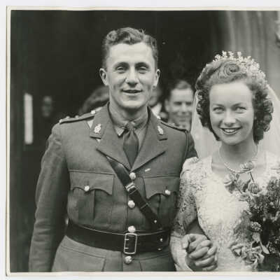 Portrait - Lieutenant Peter P. Mustard and Bride Margaret
