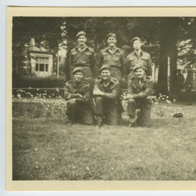 Group Portrait - The Officers of A Coy