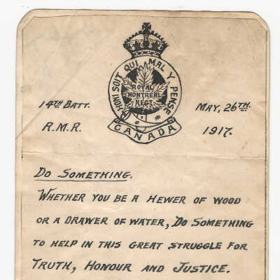 A Soldier's Plea