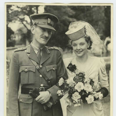 Portrait - Colonel James A. Calder and his Bride Monica