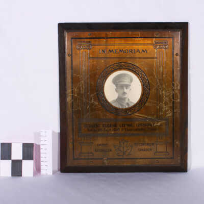 Plaque - Sgt. Eugene Lepine