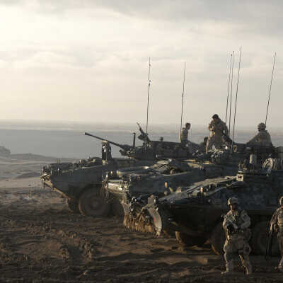Troops Dismount