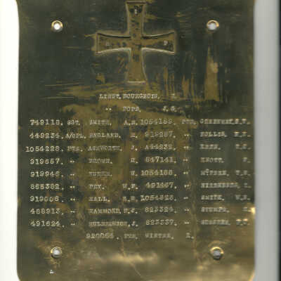 Memorial Plate