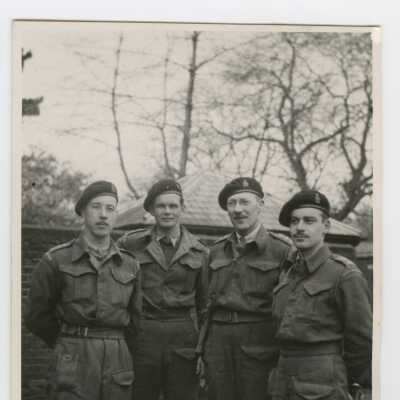 Group Portrait - Officers of the 32nd Reconnaissance Regiment (RMR)
