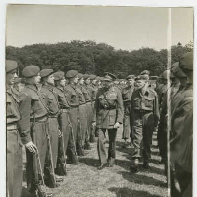 Presentationn of Colours 1945 - Battalion Inspection
