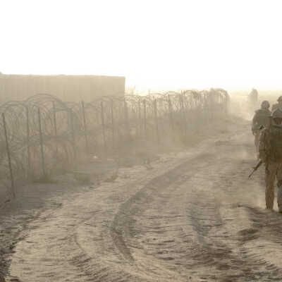 Canadian Soldiers Going Out on Patrol