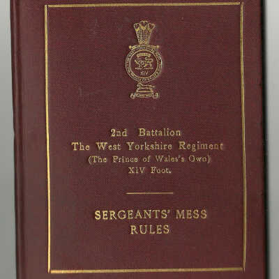 Sergeants' Mess Rule Book