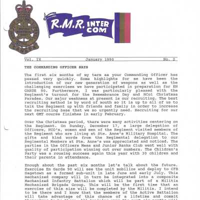 Intercom - January 1990