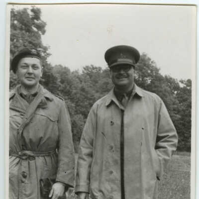 Portrait - Captain Frederick F. Rejall and Major Paul Lavigne