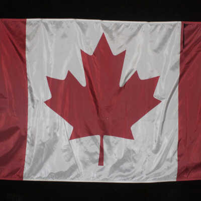 Canadian Maple leaf Flag - RCAF over Iraq