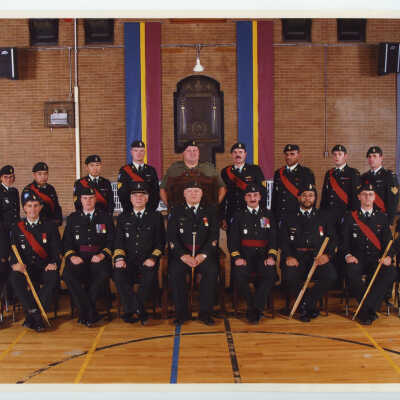 Group Portrait - Warrant Officers and Sergeants of The Royal Montreal Regiment