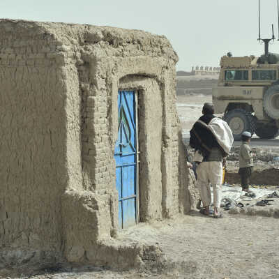 Patrol in a Village