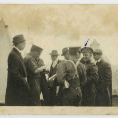 Enlistees and Soldiers in Valcartier Camp