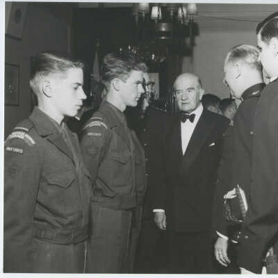 RMR Visit from Field Marshal Viscount Slim