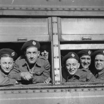 Troop Train in Canada