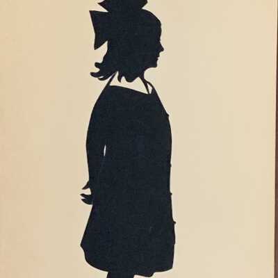 Silhouette of Eleanor D. Clark, by Beatrix Sherman, Panama Pacific Exposition, 1915