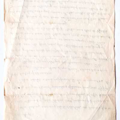 Verso of B