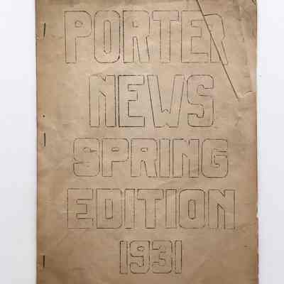 Porter School Newspaper, Sprint Edition, 1931