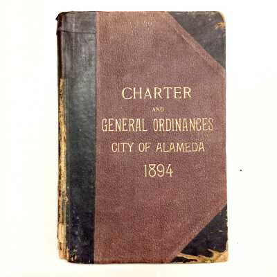 City Charter and Ordinances book, 1894