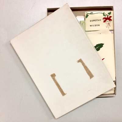 Gift box with greeting cards depicting fuchsias, prior to 1999