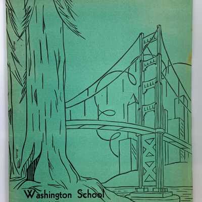 Washington School 'Green and White' Yearbook for June 1937
