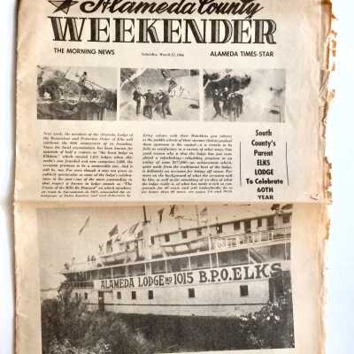 Special Edition 'Alameda County Weekender', 66th Anniversary Elks, 1966