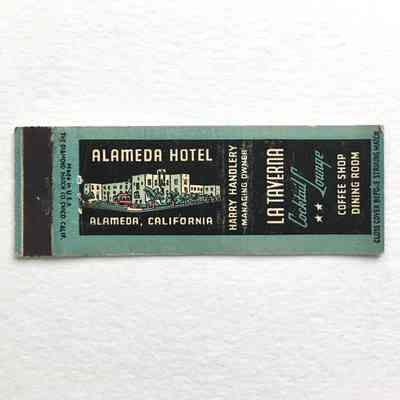 Handlery Hotels Matchbook cover, c. 1930s