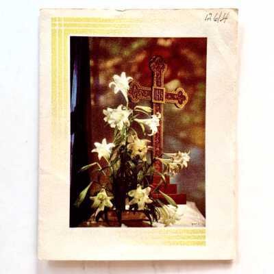 Memorial card for Martha Orcel Vigne, 1956