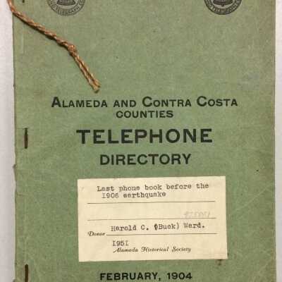 Telephone Directory for Alameda and Contra Costa Counties, 1904