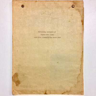 Job History and Record of Francis Betts Smith, 1942