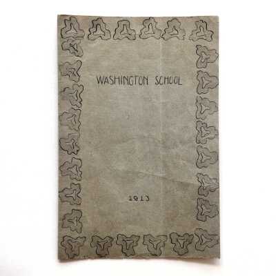 Graduation program Washington School, Class of 1913