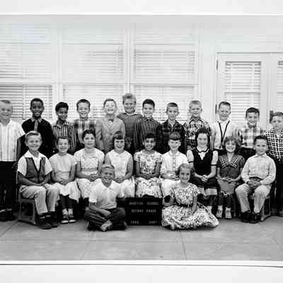 Photo of Ms. Hart's Second Grade Class, Mastick School, 1959