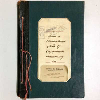 Abstract of Title for land on Clinton Ave (2008 Clinton Ave), 1851-1925