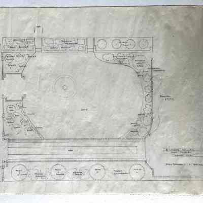Landscape plans for garden at 2021 Alameda Ave