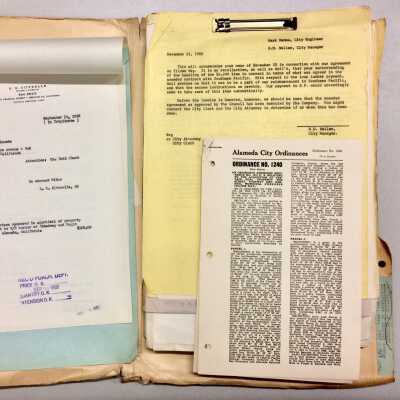 Papers relating to Improvments of Lincoln and Tilden, 1957-1958