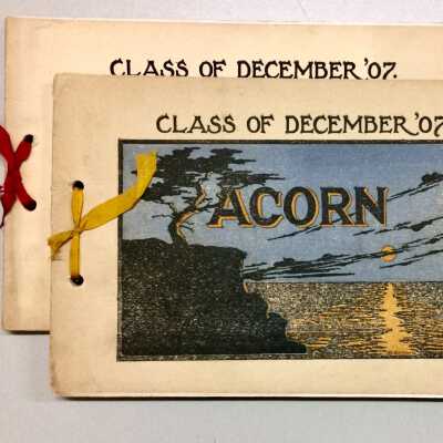 Copies of December 1907 Alameda High School 'The Acorn'