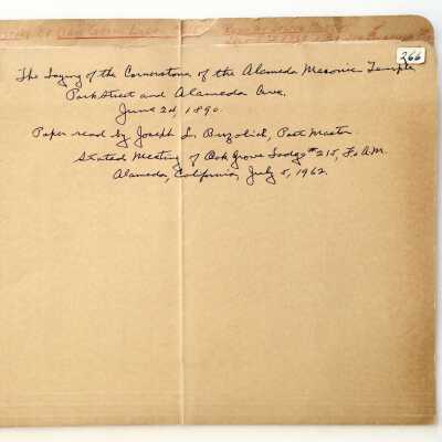 History of Oak Grove Lodge No. 215, Masons, 1962