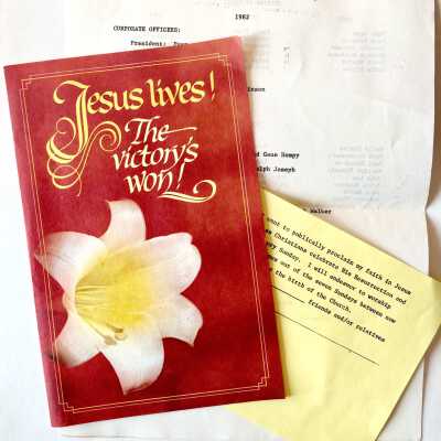 Program of the First Presbyterian Church, 1982