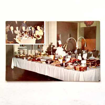 Postcard of NAS Commissioned Officers' Mess, 1960