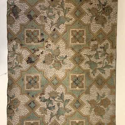 Linoleum sample, 1405 Caroline Street, c. 1900