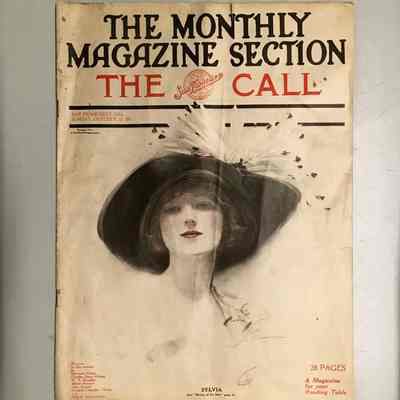 San Francisco Call, October 15, 1911, with Harrison Fisher illustrations