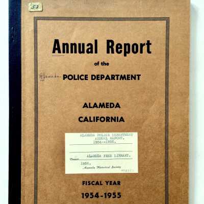 Annual Report of the Police Department, 1954-1955