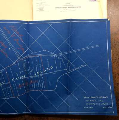 Folder with papers about Immigration, 1920