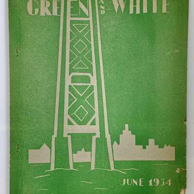 Washington School 'Green and White' yearbook for June, 1934