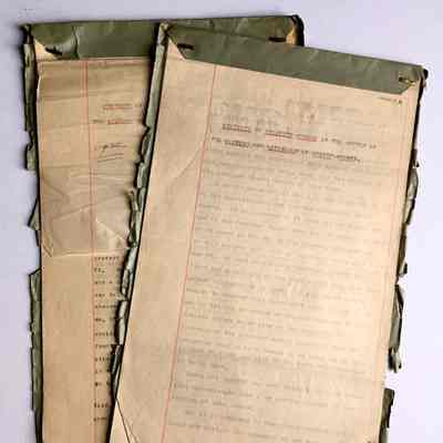 Document about protests against extending Haight Ave, 1892
