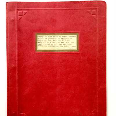 Police Department History booklet, 1956