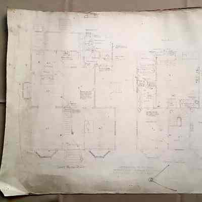 Drawing for alterations to residence of John W. Heidt, c. 1890s
