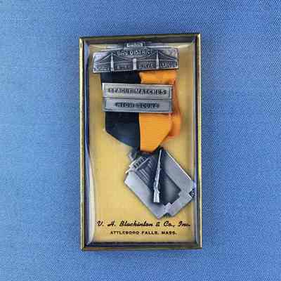 Bay District Small Bore Rifle League ROTC Medal awarded Grady White, c. 1954