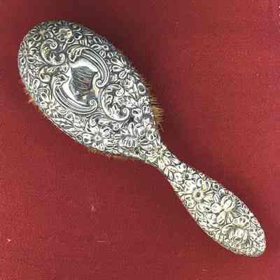 Harriet Holmes Haslett's Hair Brush, late 1890s - early 1900s