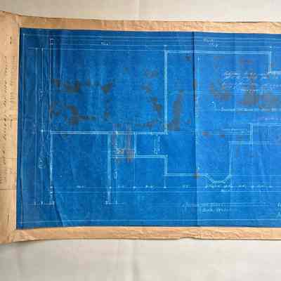 Blueprints for 234 Santa Clara, Bayview Tract, 1940
